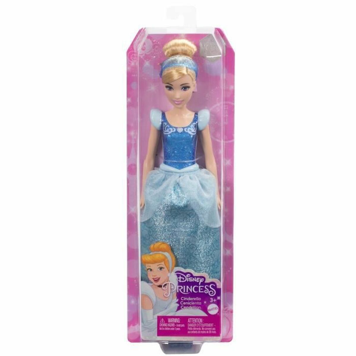 Κούκλα Disney Princess HLW06 Μπλε Φόρεμα Σταχτοπούτα