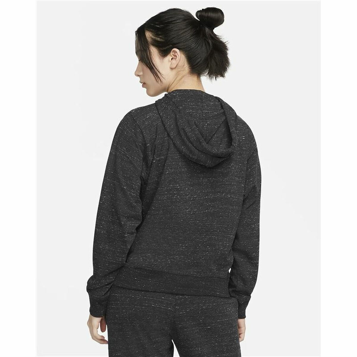 Γυναικείο Φούτερ με Κουκούλα Nike Sportswear Σκούρο γκρίζο