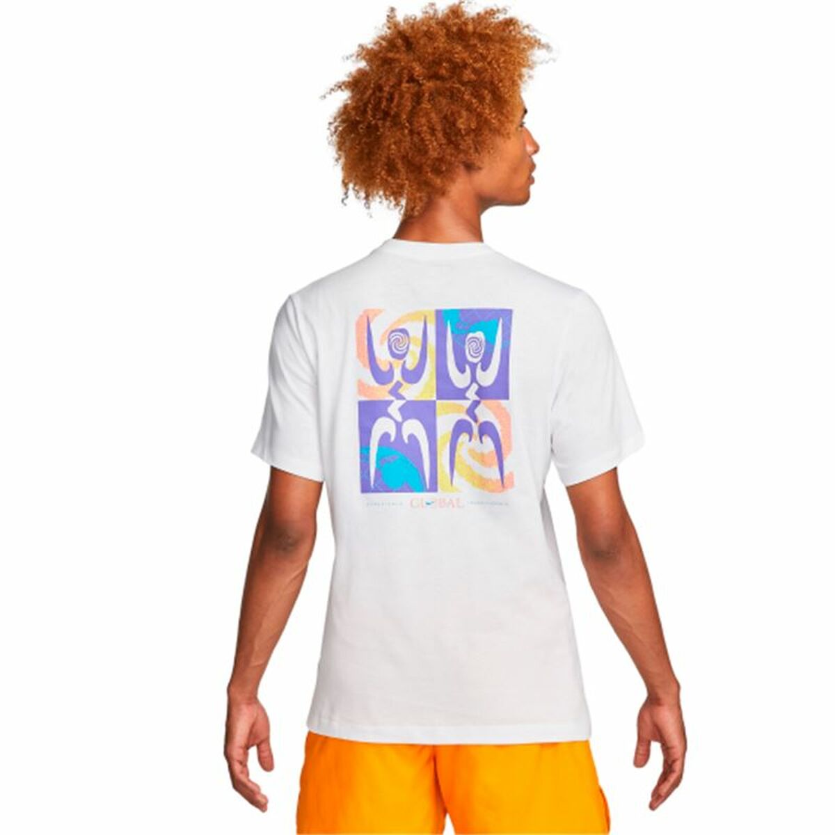Ανδρική Μπλούζα με Κοντό Μανίκι Nike Sportswear Λευκό