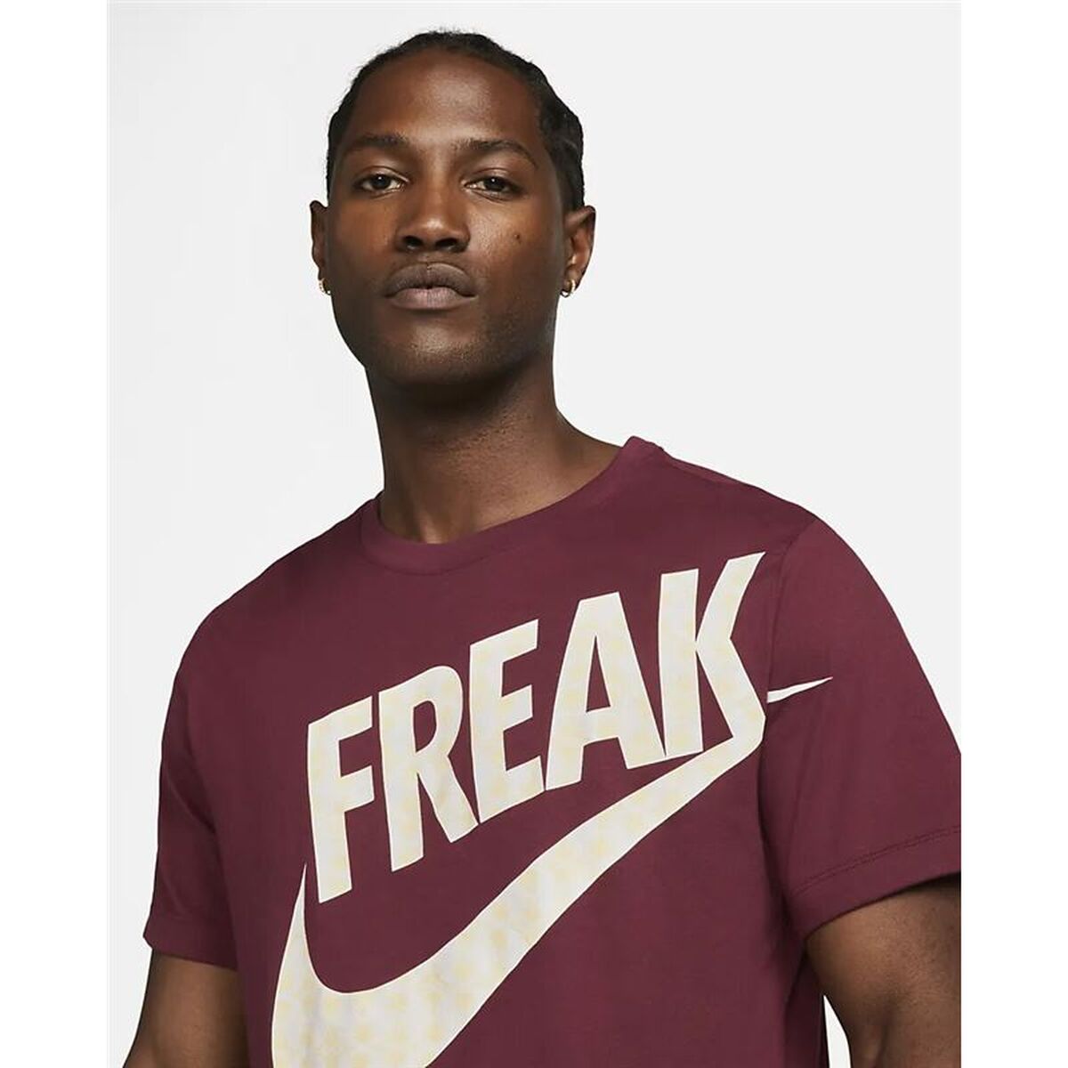 Μπλουζάκι μπάσκετ Nike Gianni Σκούρο Κόκκινο