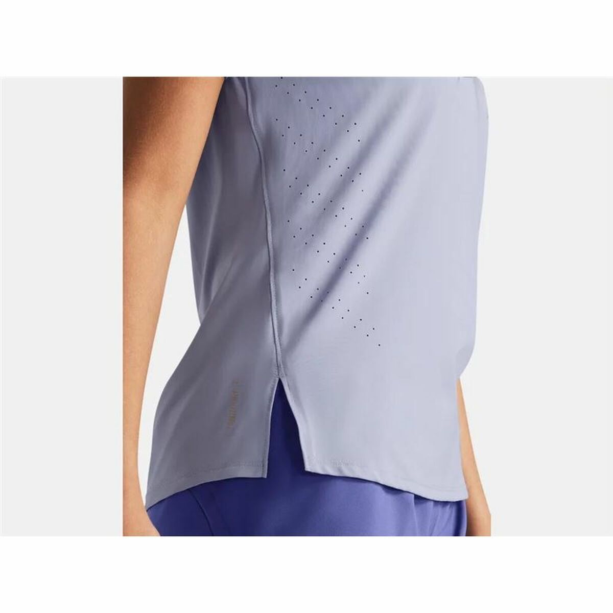 Μπλουζάκι Under Armor Launch Elite SS Μωβ