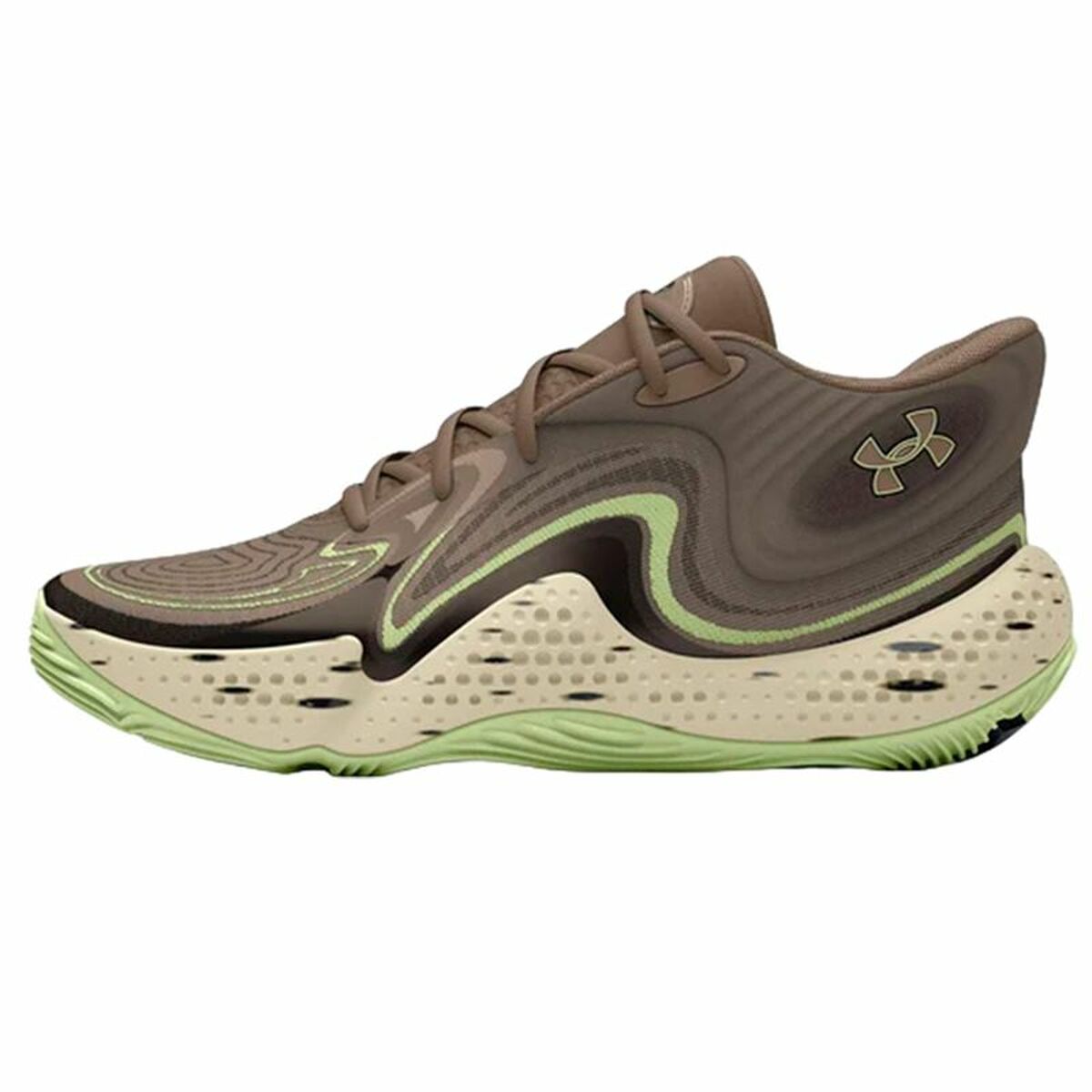 Παπούτσια Μπάσκετ για Ενήλικες Under Armour Spawn 6 Mid Καφέ