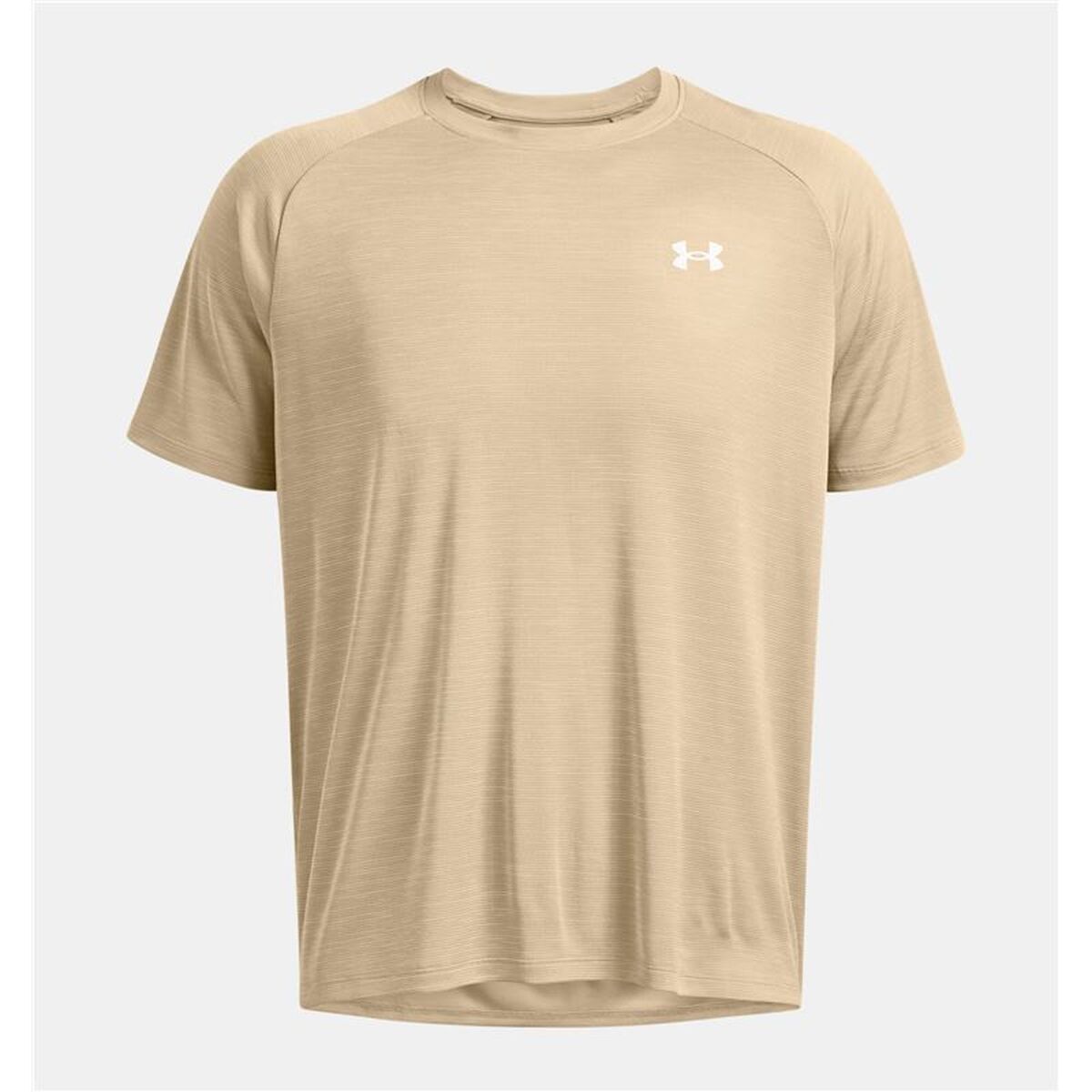 Ανδρική Μπλούζα με Κοντό Μανίκι Under Armour Tech Textured SS Μπεζ