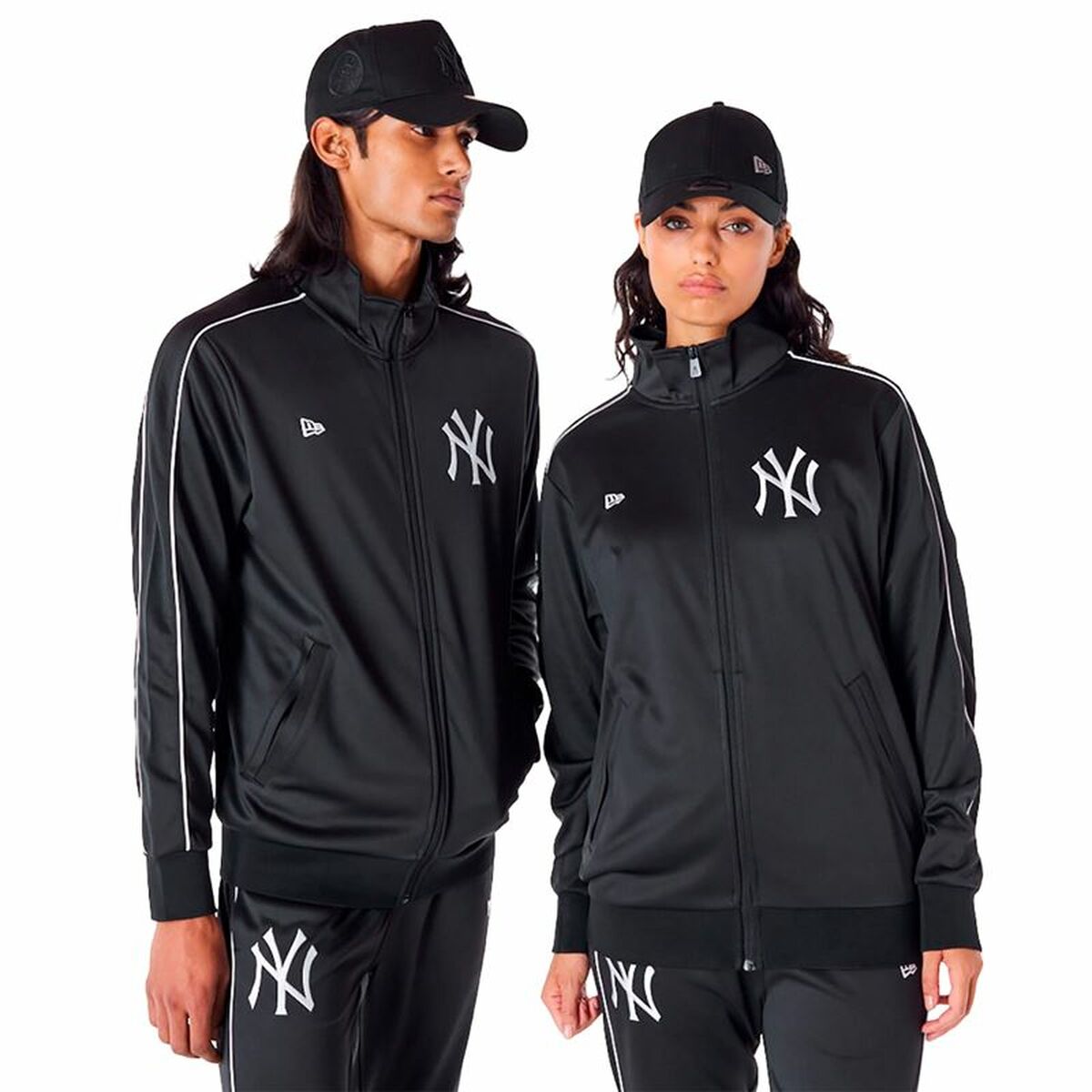 Ανδρικό Αθλητικό Mπουφάν New Era TRACK TOP Μαύρο