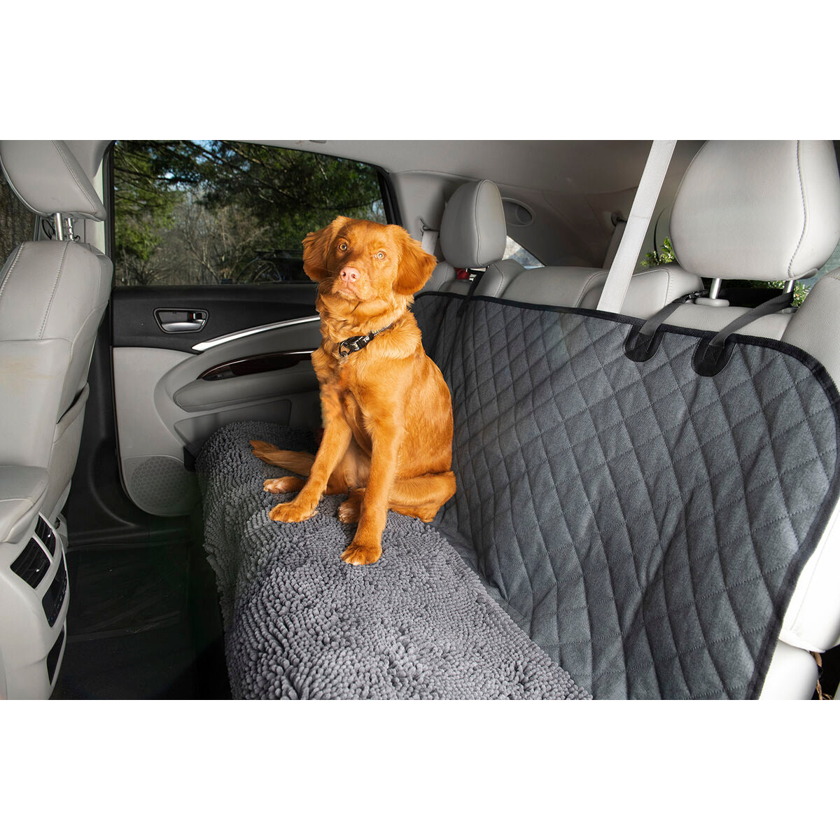 Προστατευτικό κάθισμα Dog Gone Smart Γκρι 137 x 55 cm