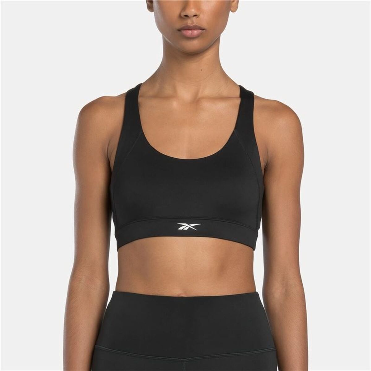Αθλητικό σουτιέν Reebok Train Racer Μαύρο