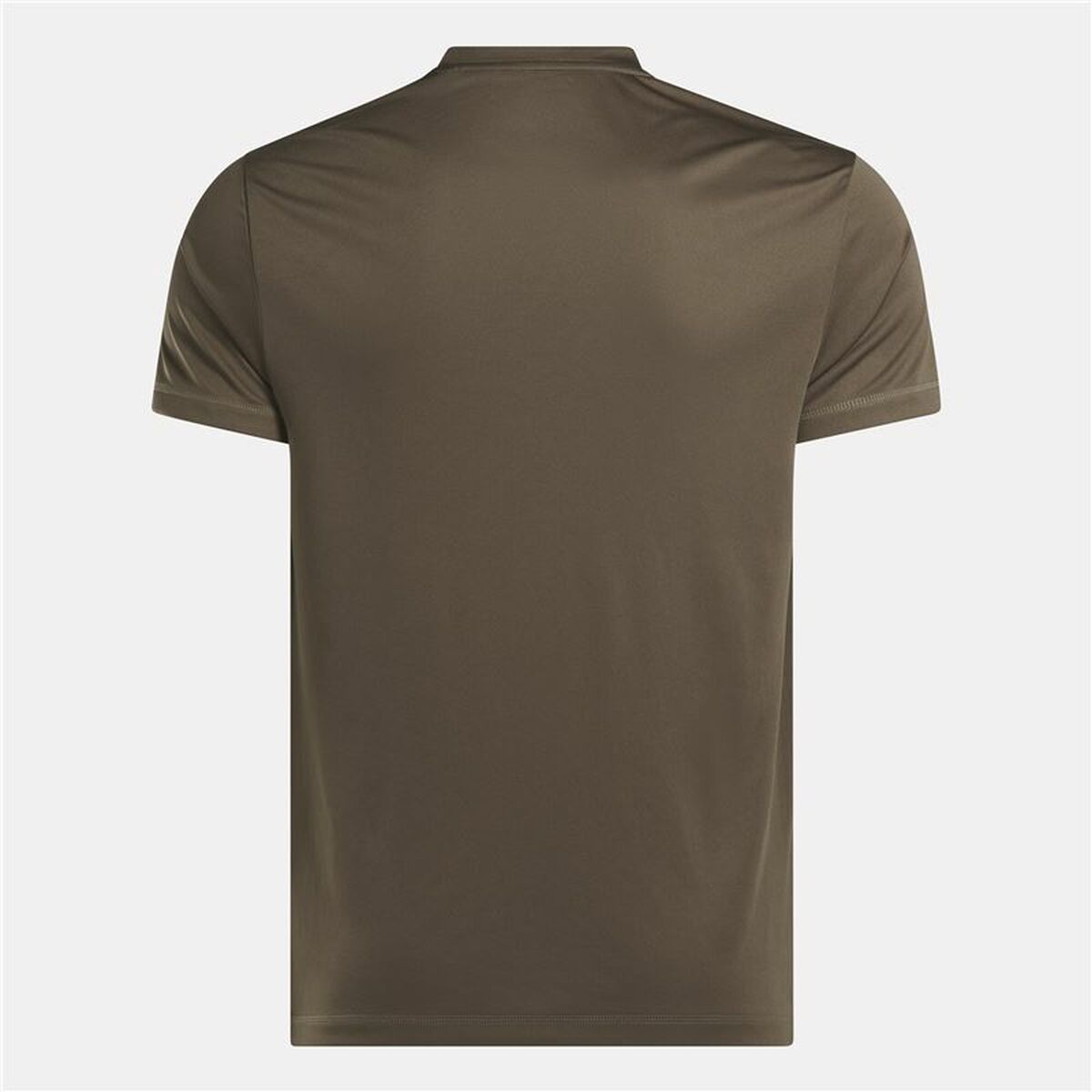 Ανδρική Μπλούζα με Κοντό Μανίκι Reebok Id Train Ss Tech Tee Καφέ Ανοιχτό καφέ