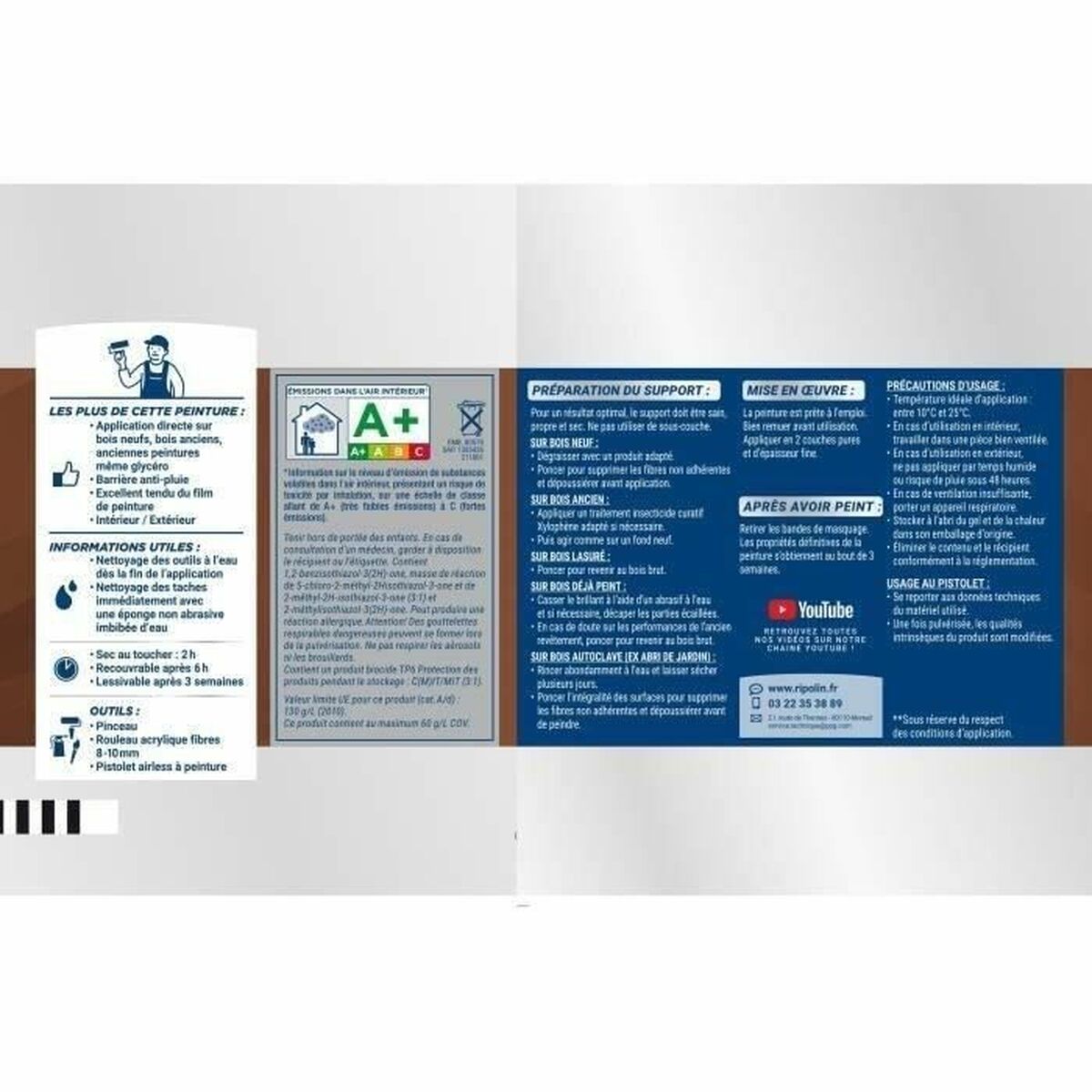Αστάρι Βαφής Ripolin Γκρι Σατέν 500 ml
