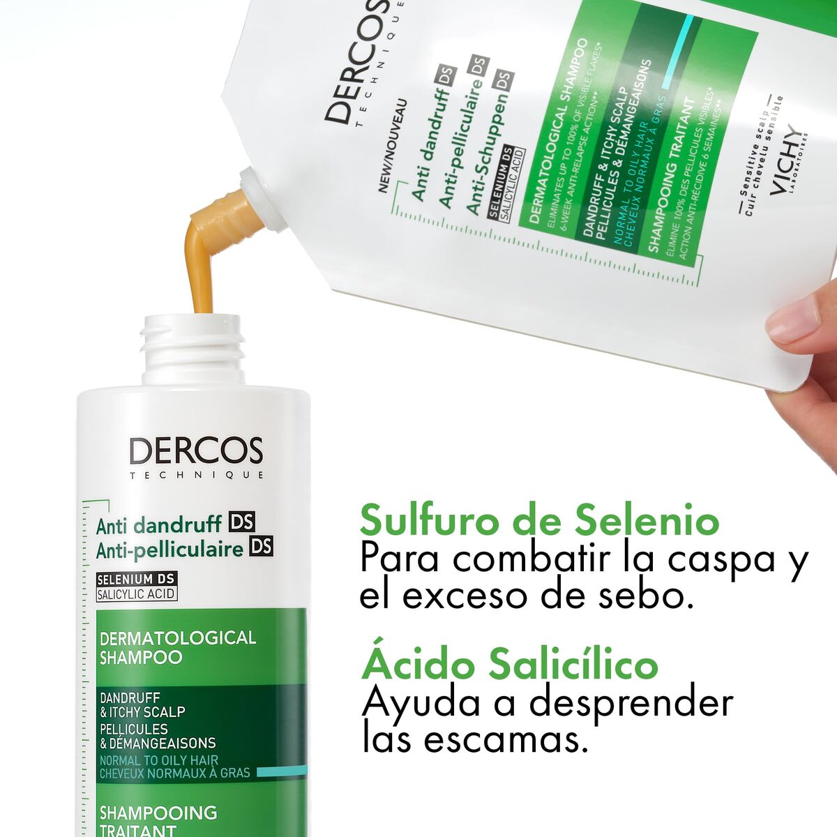 Σαμπουάν Vichy DERCOS 390 ml