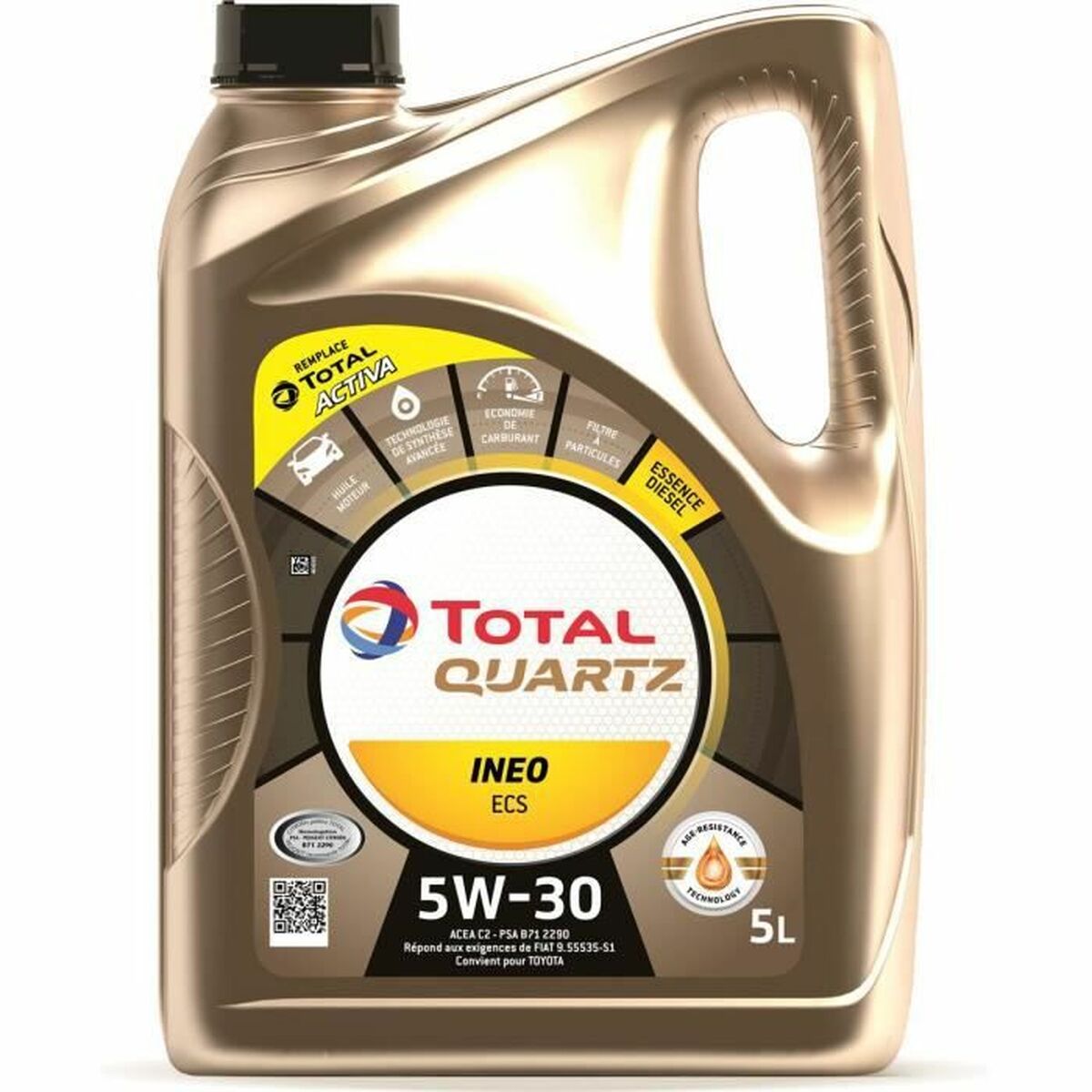 Λάδι Κινητήρα Αυτοκινήτου Total 5 L 5W30