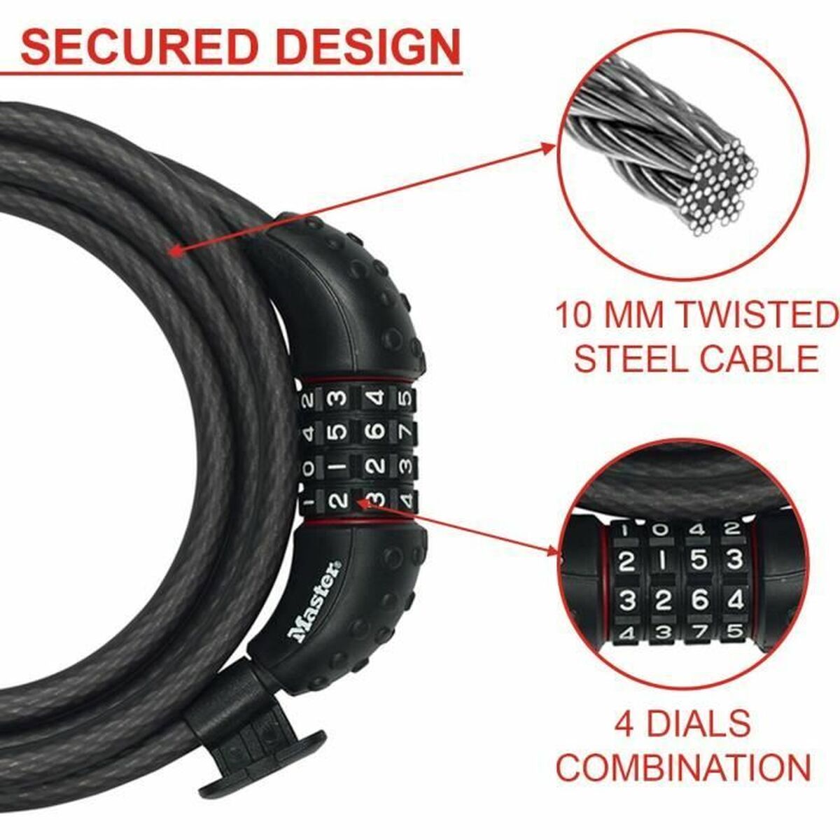Αλυσίδα με λουκέτο Master Lock