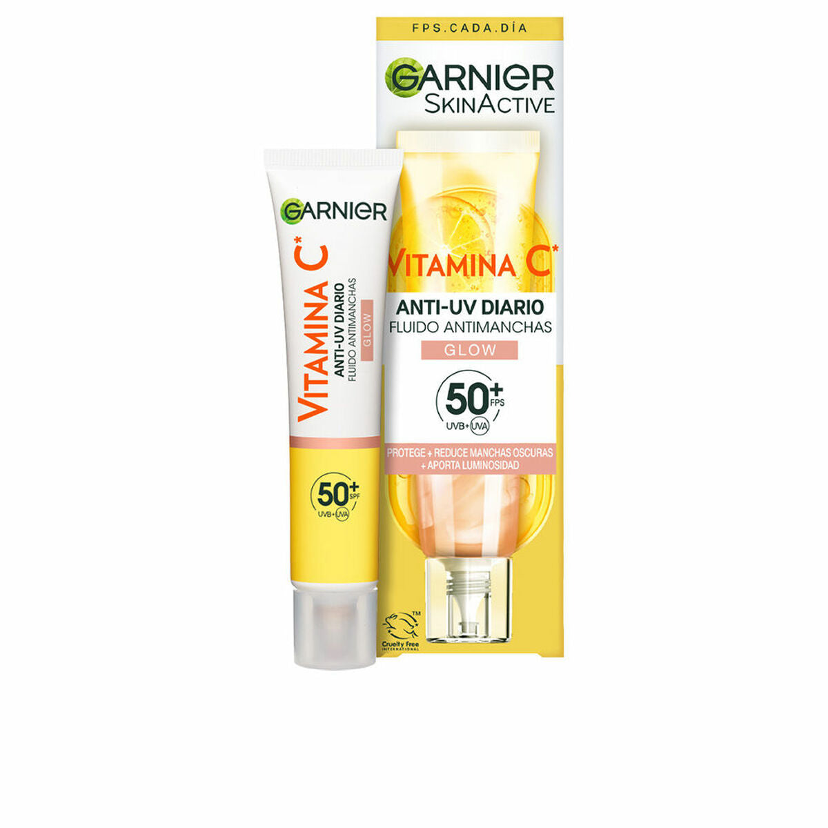 Κρέμα κατά των Ατελειών Garnier Vitamin C - Glow 40 ml Ανθεκτικό στους λεκέδες