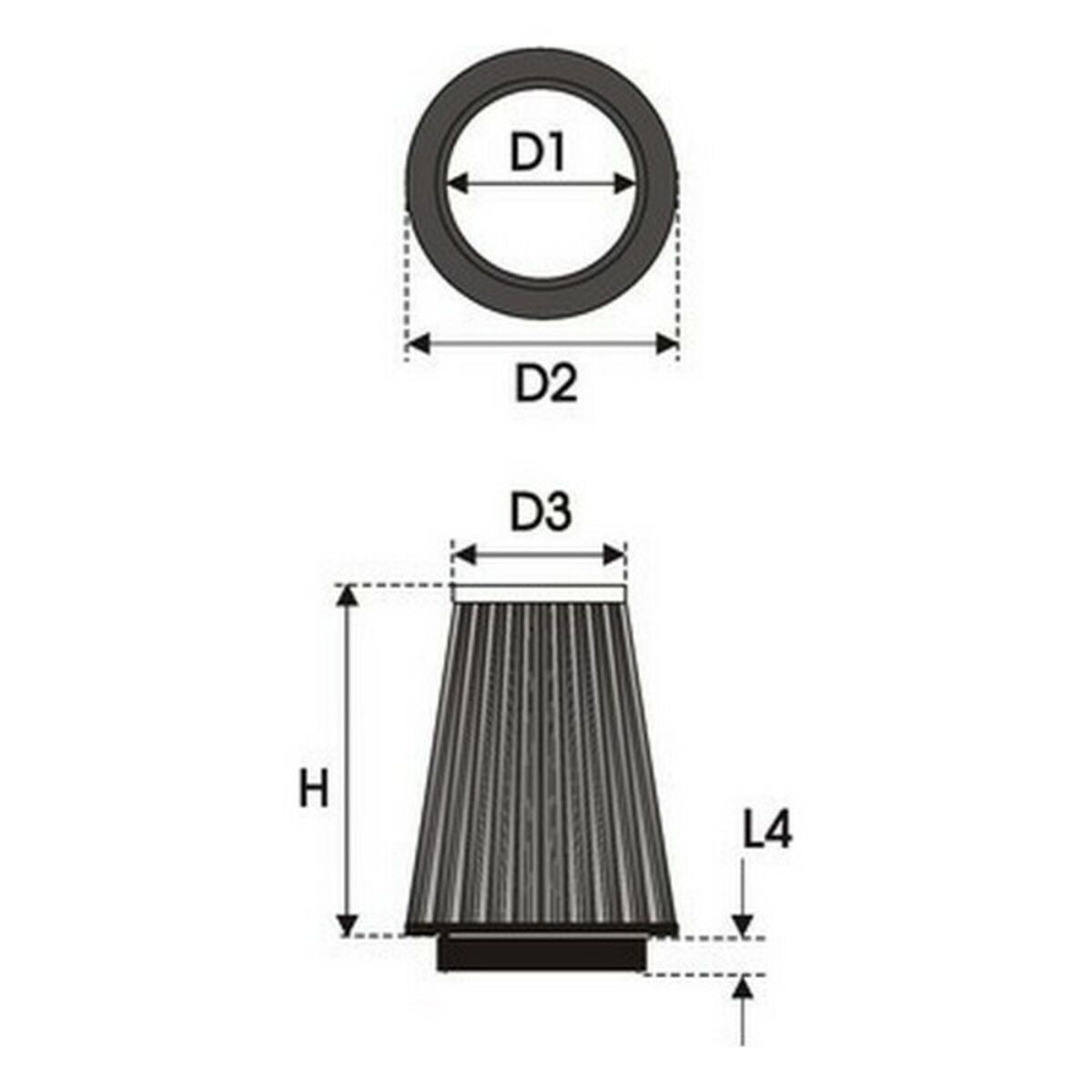 Φίλτρο αέρα Green Filters K5.70