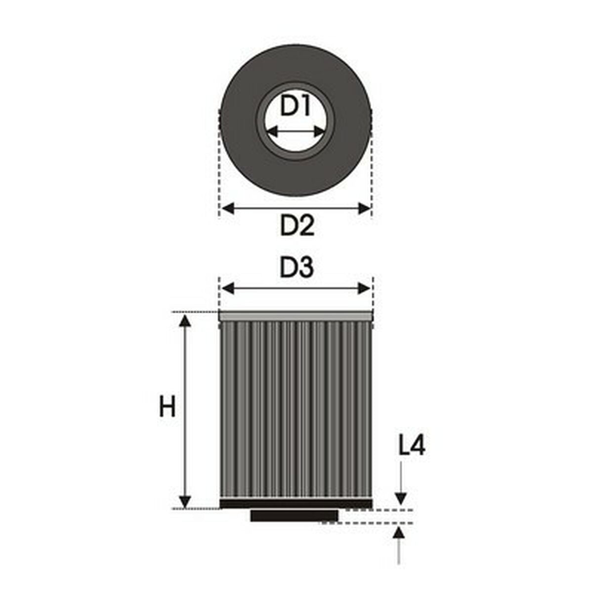 Φίλτρο αέρα Green Filters B11.70 Καθολικό