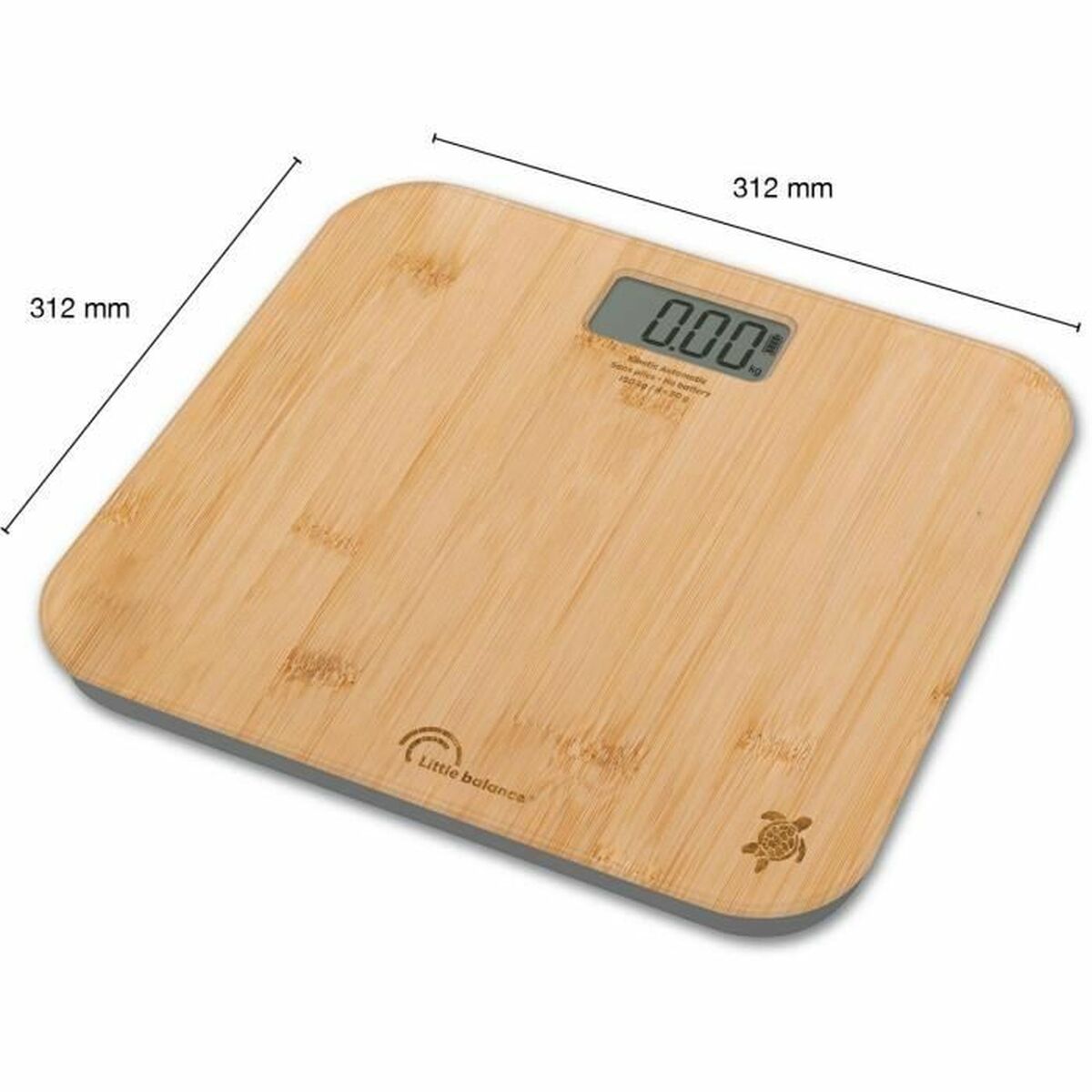 Ψηφιακή Ζυγαριά Μπάνιου Little Balance Automática Kinetic Bamboo
