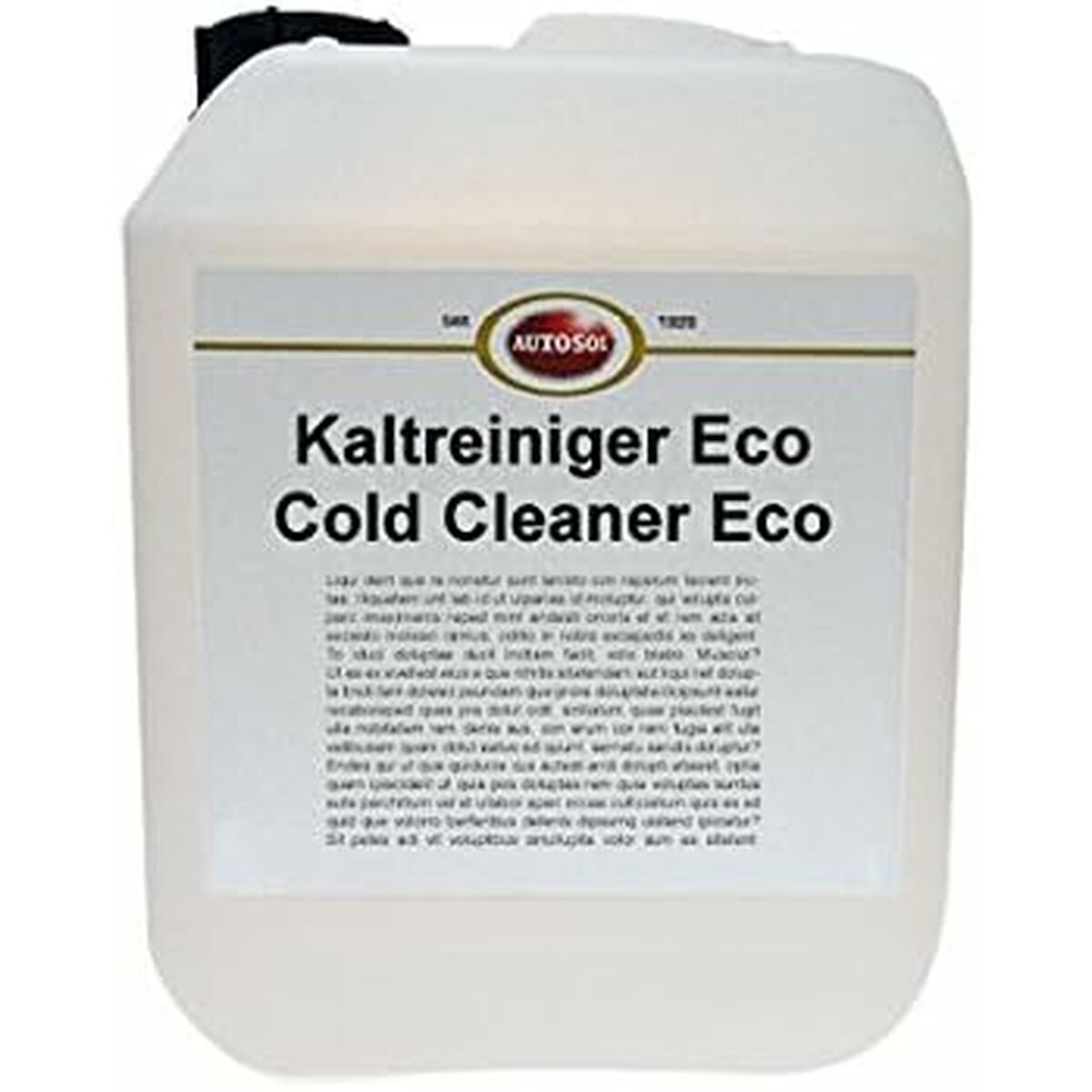 Απορρυπαντικό για Αυτοκίνητα Autosol Cold Eco Συμπυκνωμένο 5 L