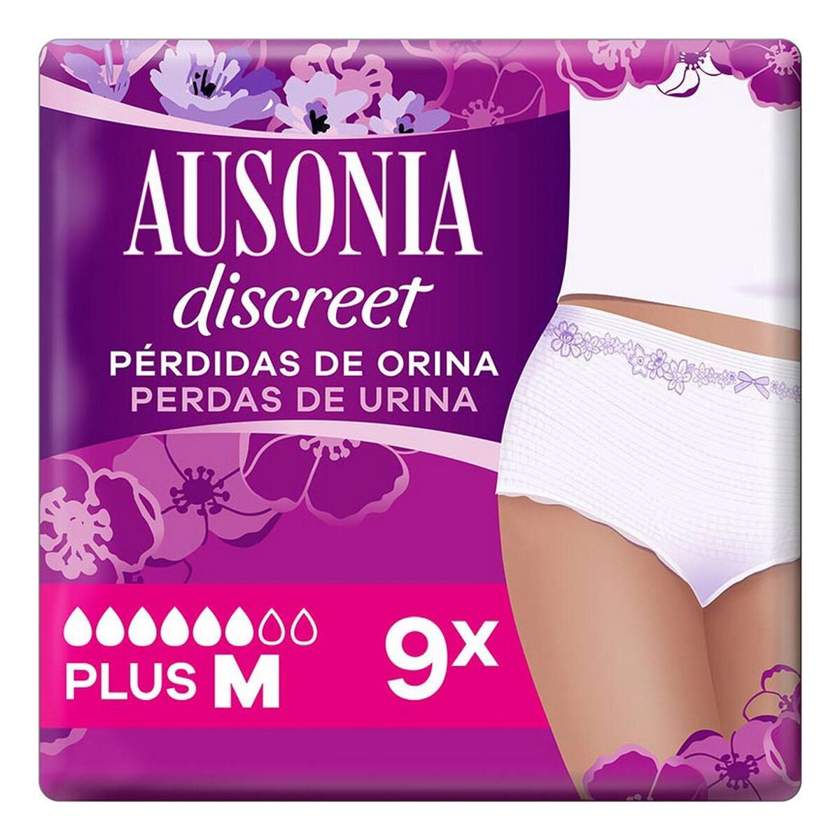 Σερβιέτες για την Ακράτεια Ausonia Discreet Boutique Μεσαίο (9 τεμ.)