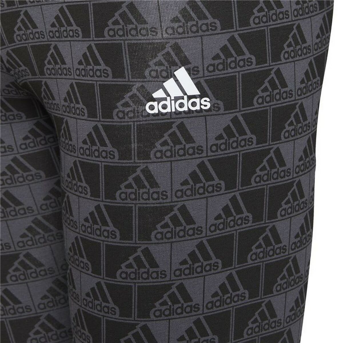 Αθλητικά Γυναικεία Κολάν Adidas Essentials Logo Γκρι