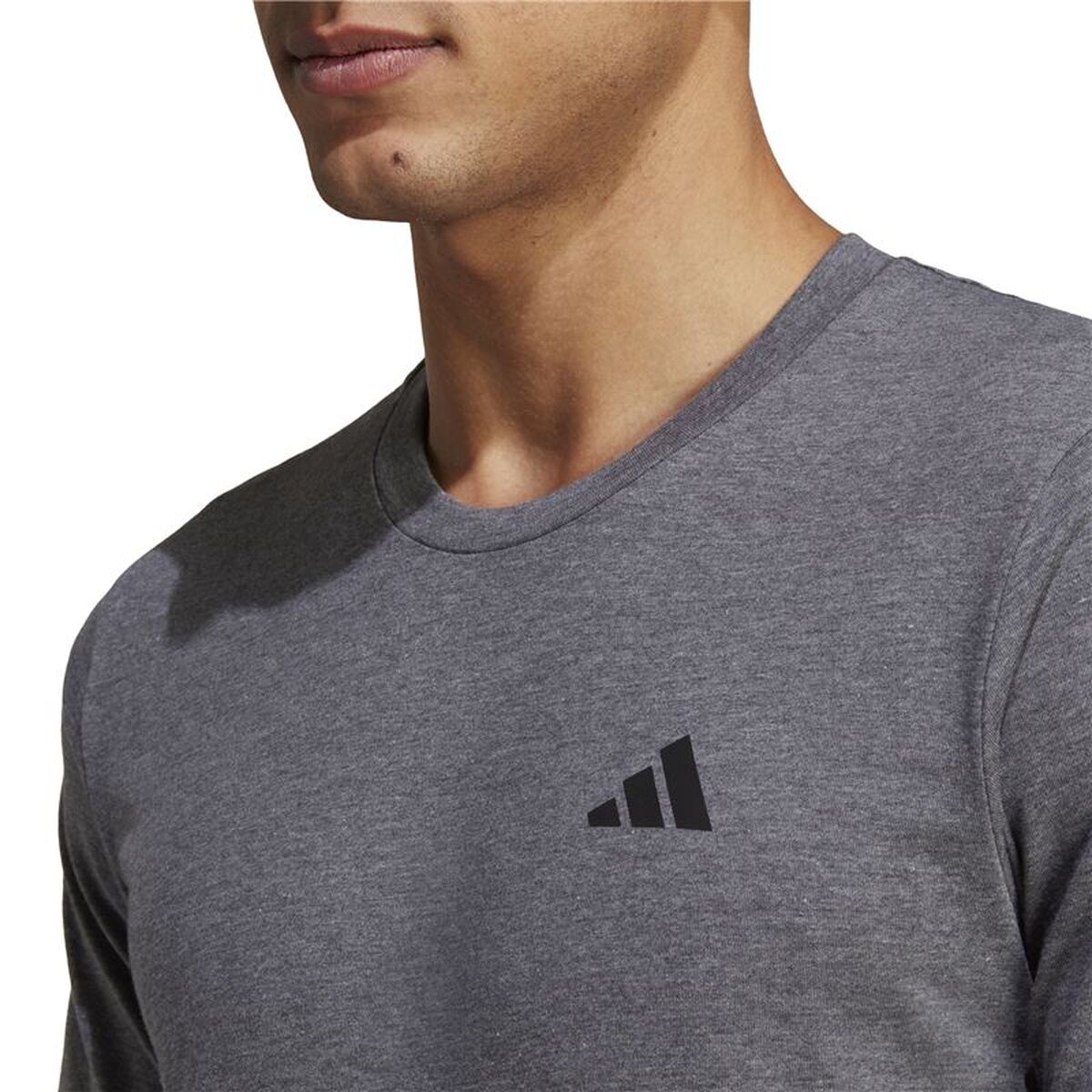 Ανδρική Μπλούζα με Κοντό Μανίκι Adidas Essentials Tr-Es Γκρι