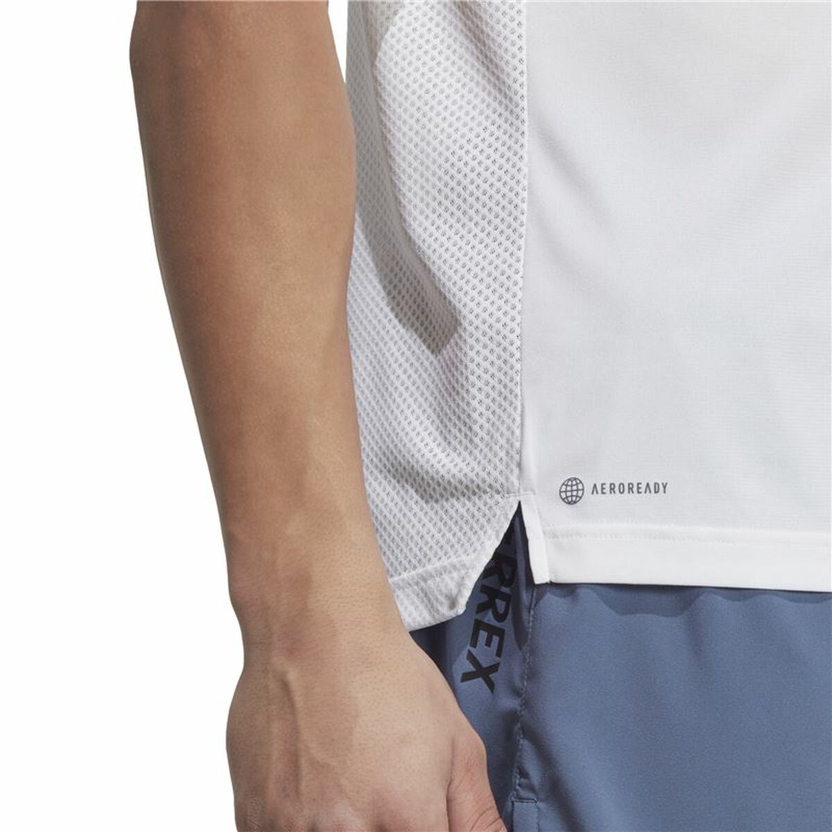 Ανδρική Μπλούζα με Κοντό Μανίκι Adidas Agr Shirt Λευκό