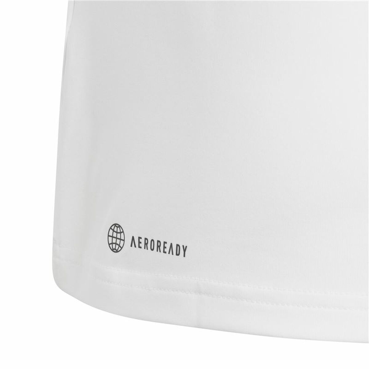 Unisex Μπλούζα με Κοντό Μανίκι Adidas Training Essentials 3S Λευκό