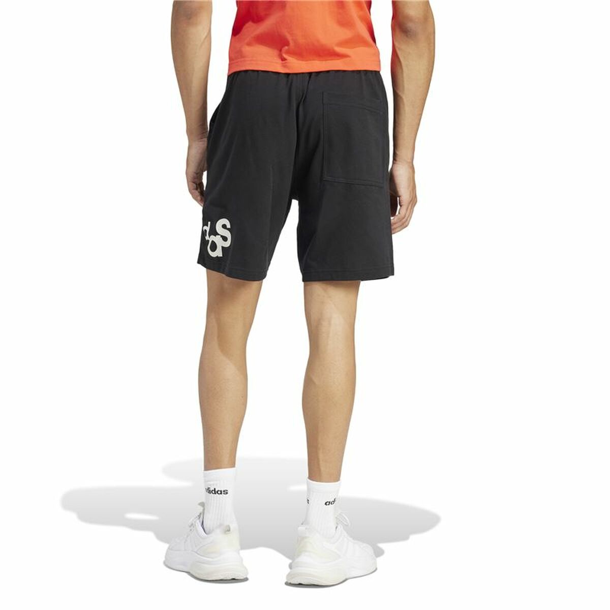 Αθλητικό Σορτς Adidas Bl Short Q1 Graphic Μαύρο
