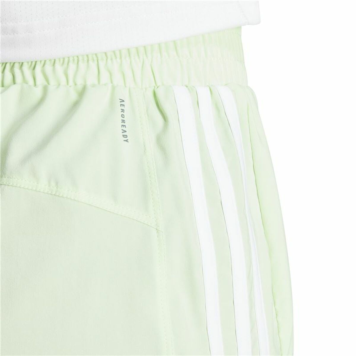 Αθλητικό Σορτς Adidas Essentials Pacer Woven High Πράσινο Ανοιχτό Πράσινο