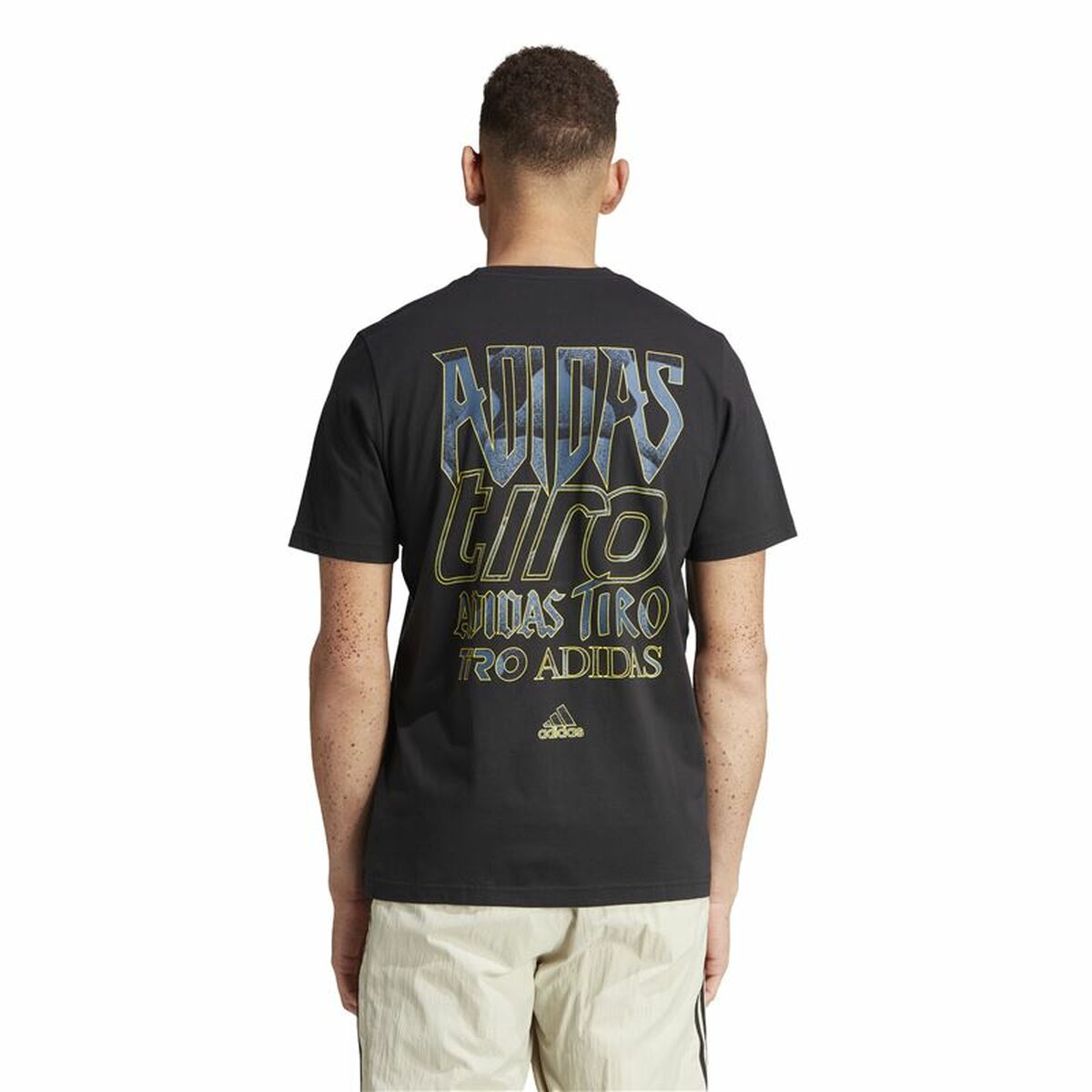 Ανδρική Μπλούζα με Κοντό Μανίκι Adidas Ss Tiro Sum 2 Μαύρο