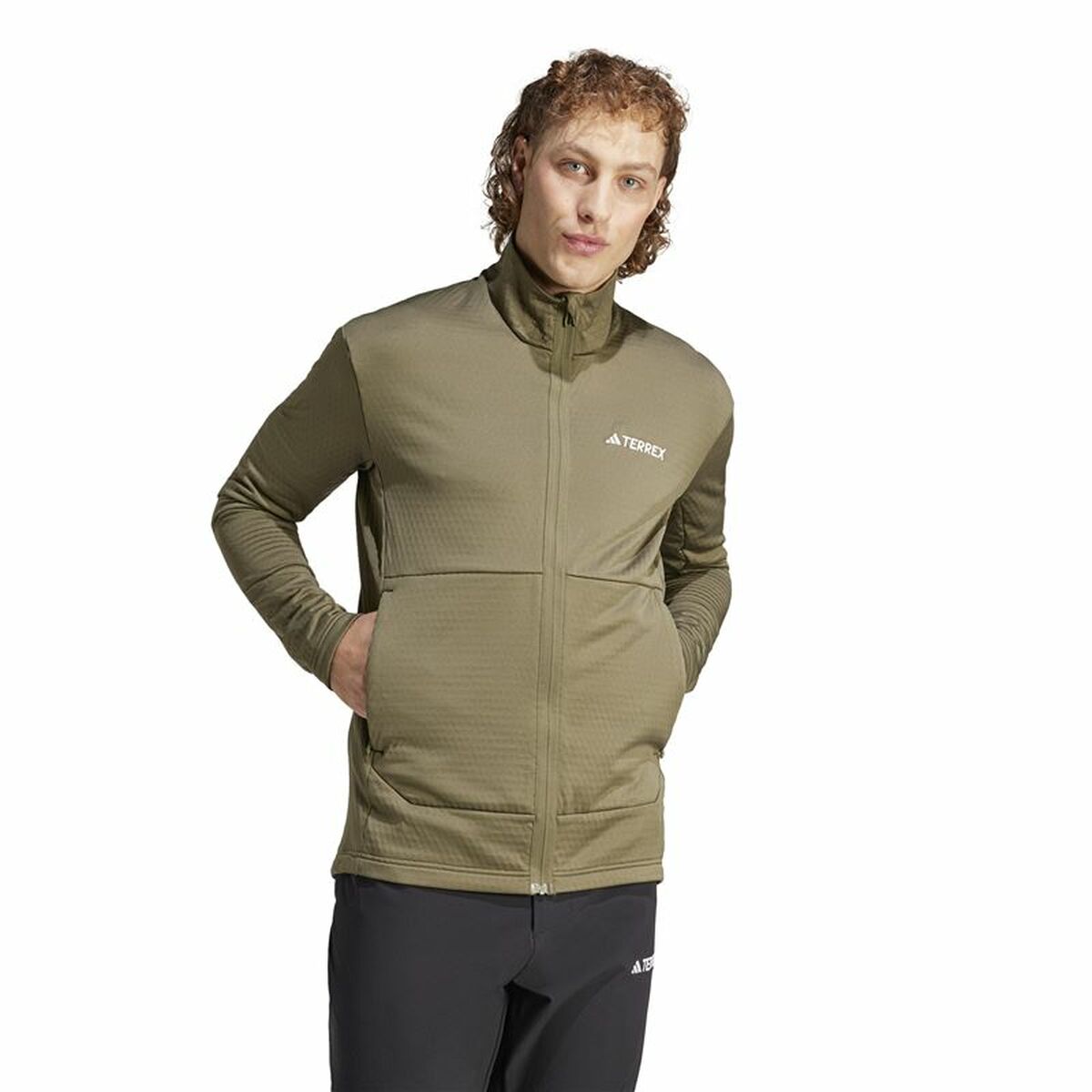 Ανδρικό Αθλητικό Mπουφάν Adidas Mt Lt Fl Fz Ja Καφέ Άντρες