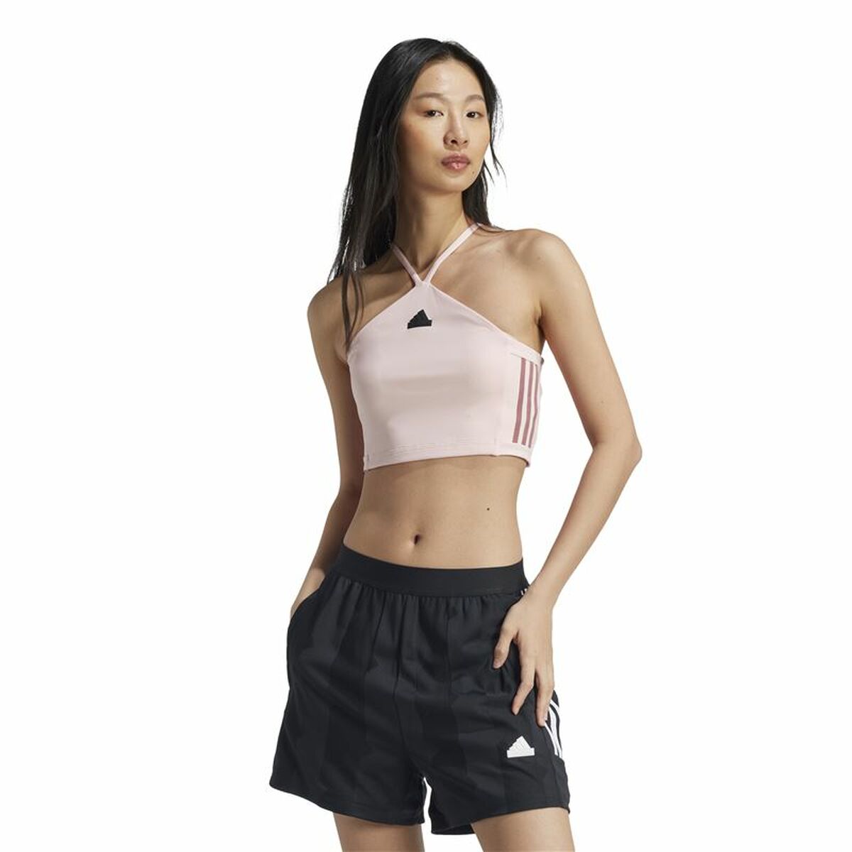 Γυναικεία Tank Top Adidas Tiro Cut Summer Triangle Ροζ