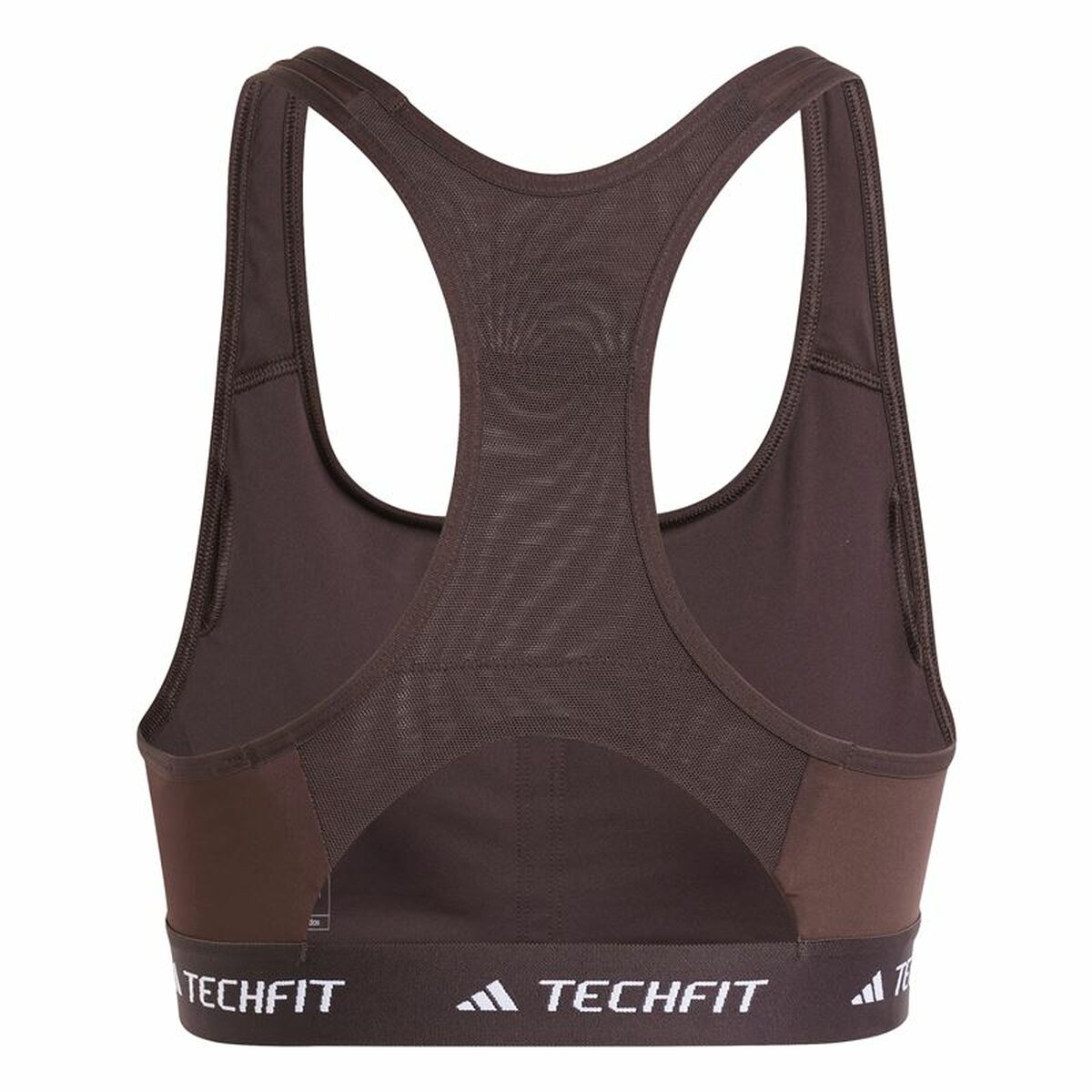 Αθλητικό σουτιέν Adidas Techfit Medium Καφέ