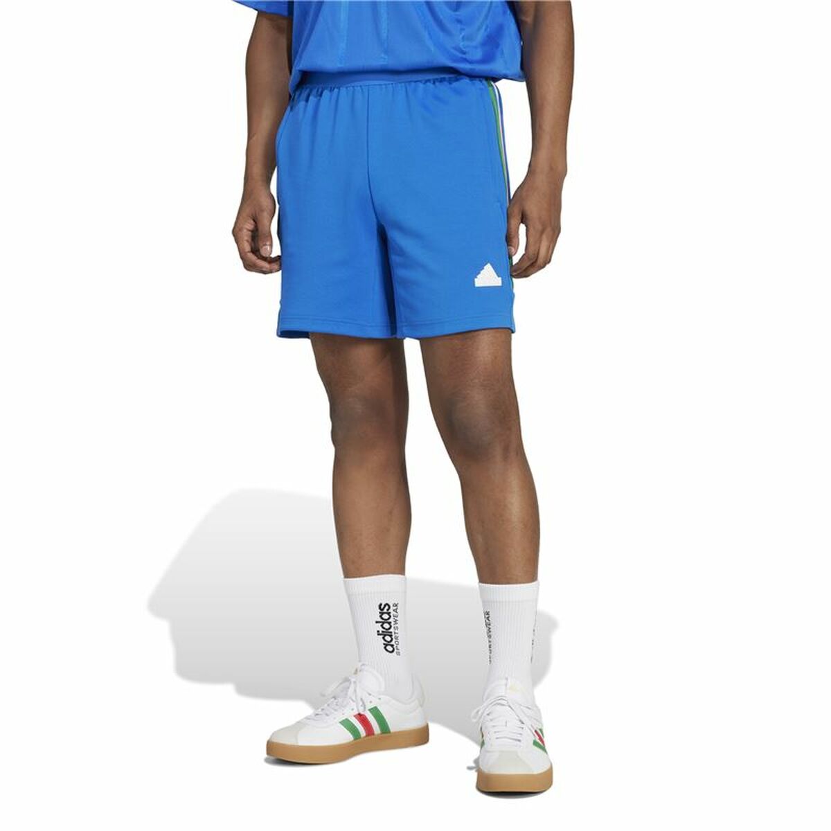 Aθλητικό Σορτς Adidas Tiro Nations Pack Μπλε Πράσινο