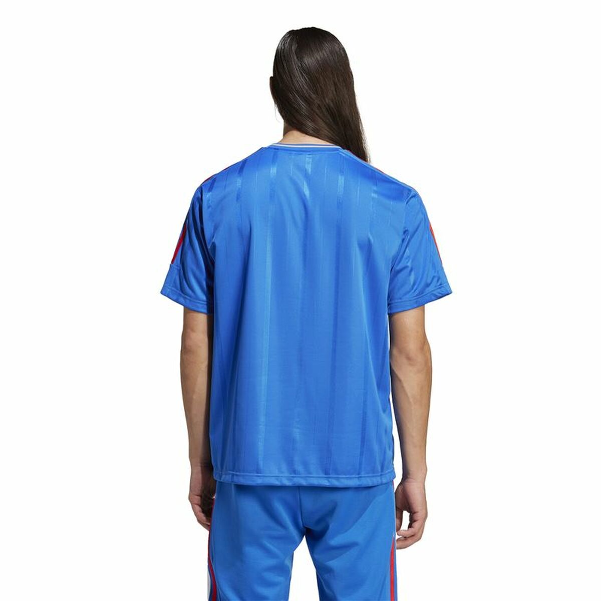 Ανδρική Μπλούζα με Κοντό Μανίκι Adidas Tiro Nations Pack Μπλε Λευκό