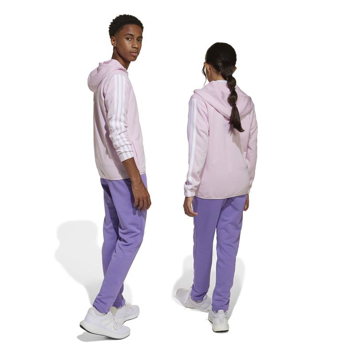 Παιδική Αθλητική Φόρμα Adidas 3Bandas Δαμασκηνί
