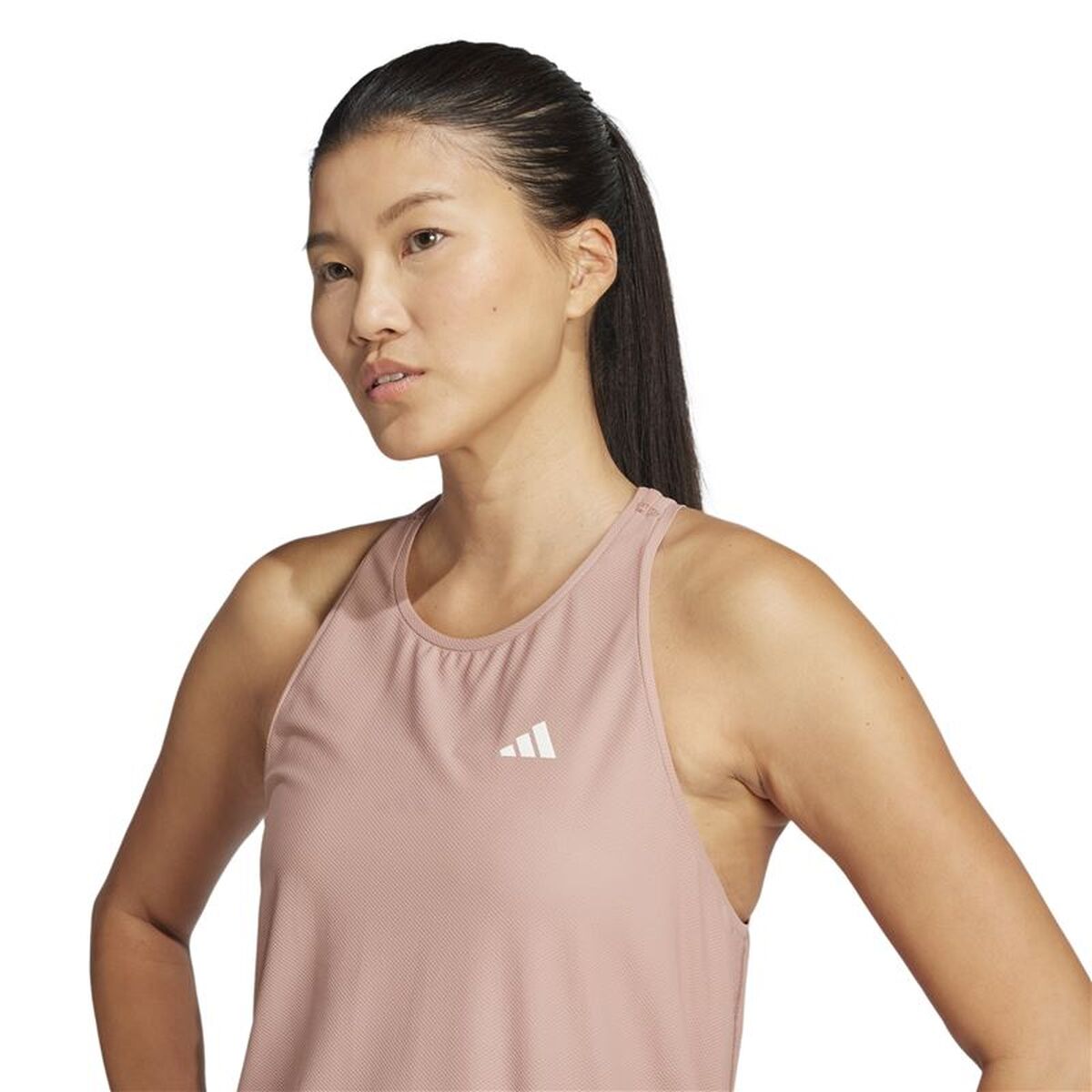 Αμάνικο Γυναικείο Mπλουζάκι Adidas Own the Run Ροζ Running