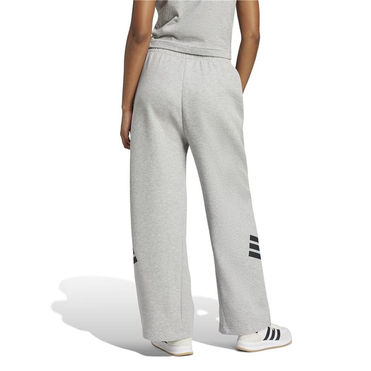 Μακρύ Αθλητικό Παντελόνι Adidas Future Icons 3stripes Γκρι Γυναίκα