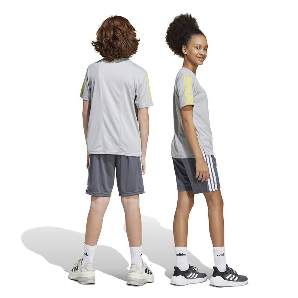 Αθλητικά Σορτς για Παιδιά Adidas Tr-Es 3Bandas Sh Σκούρο γκρίζο