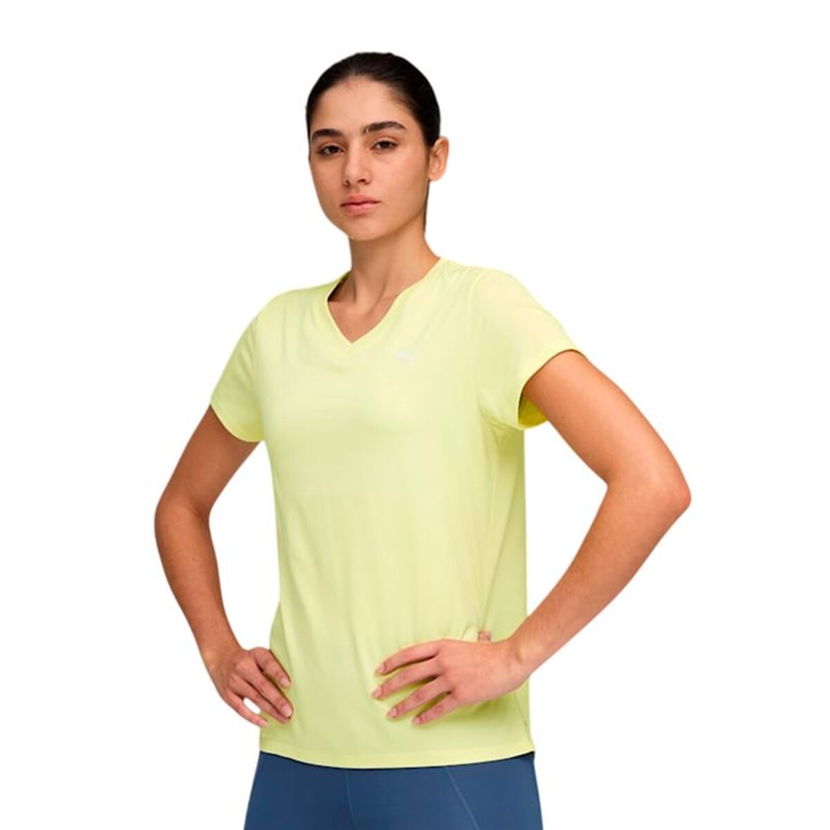 Γυναικεία Μπλούζα με Κοντό Μανίκι Puma Fitness