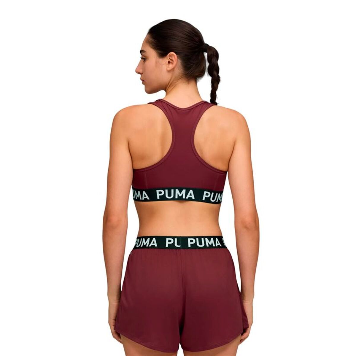 Αθλητικό σουτιέν Puma 4Keeps Elastic Σκούρο Κόκκινο