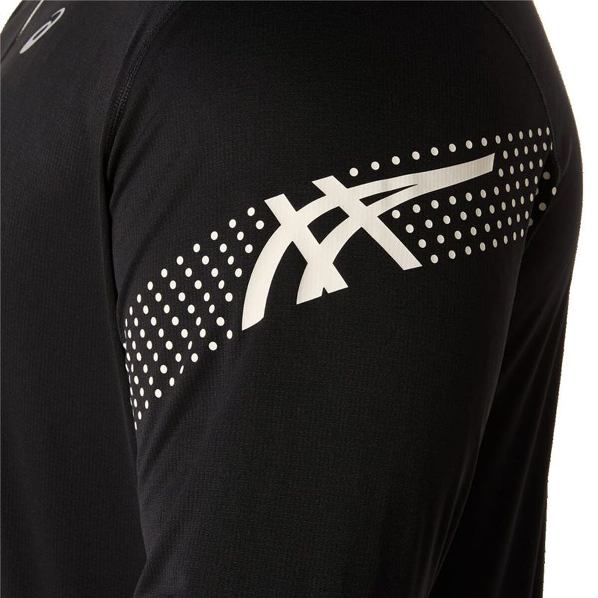 Ανδρική Μπλούζα με Μακρύ Μανίκι Asics Icon Μαύρο