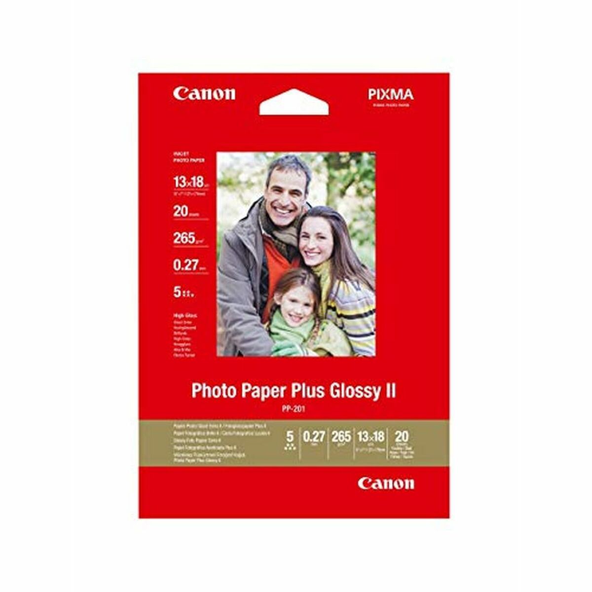 Γυαλιστερό Φωτογραφικό Χαρτί Canon PP-201 (20 τεμ.)