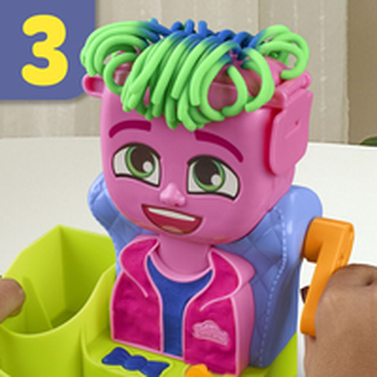 Παιχνίδι με Πλαστελίνη Hasbro Playdoh Aξεσουάρ 6 Δοχεία Κομμωτήριο