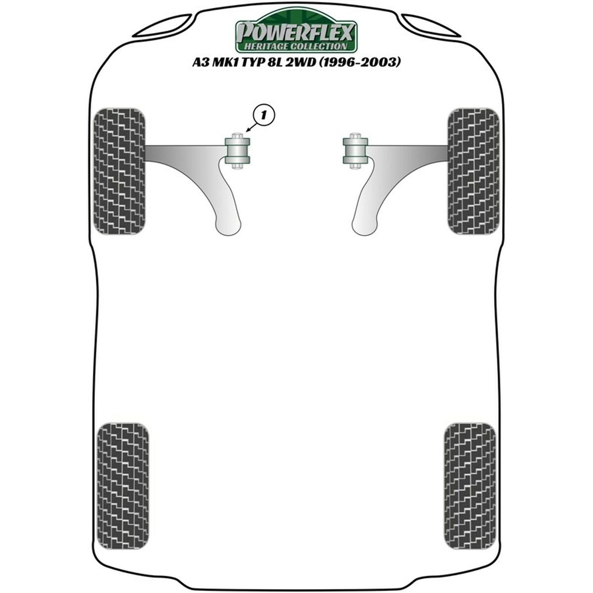 Silentblock Powerflex PFF85-420R Εγκατάσταση κινητήρα