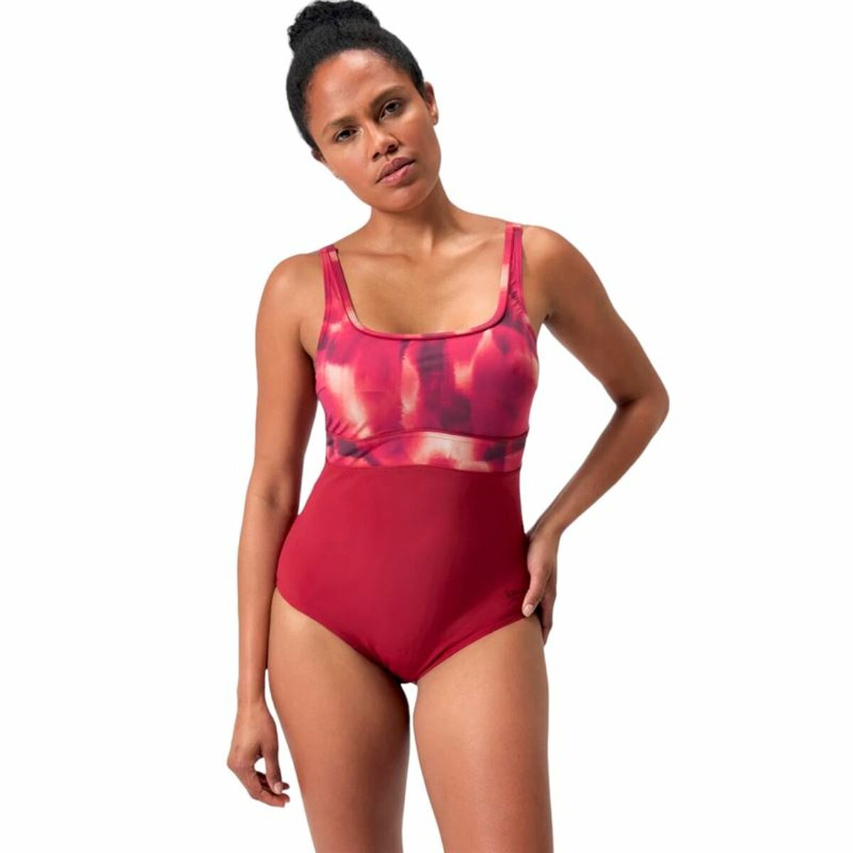 Γυναικεία Μαγιό Speedo Shaping Contour Κόκκινο