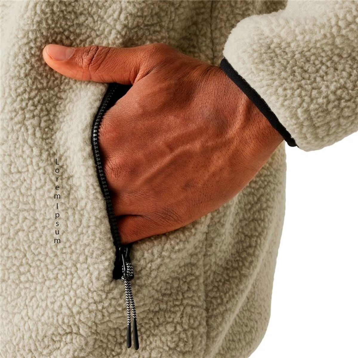 Φόδρα από Πολικό Μαλλί Dare 2b Camber Fleece Λευκό Άντρες