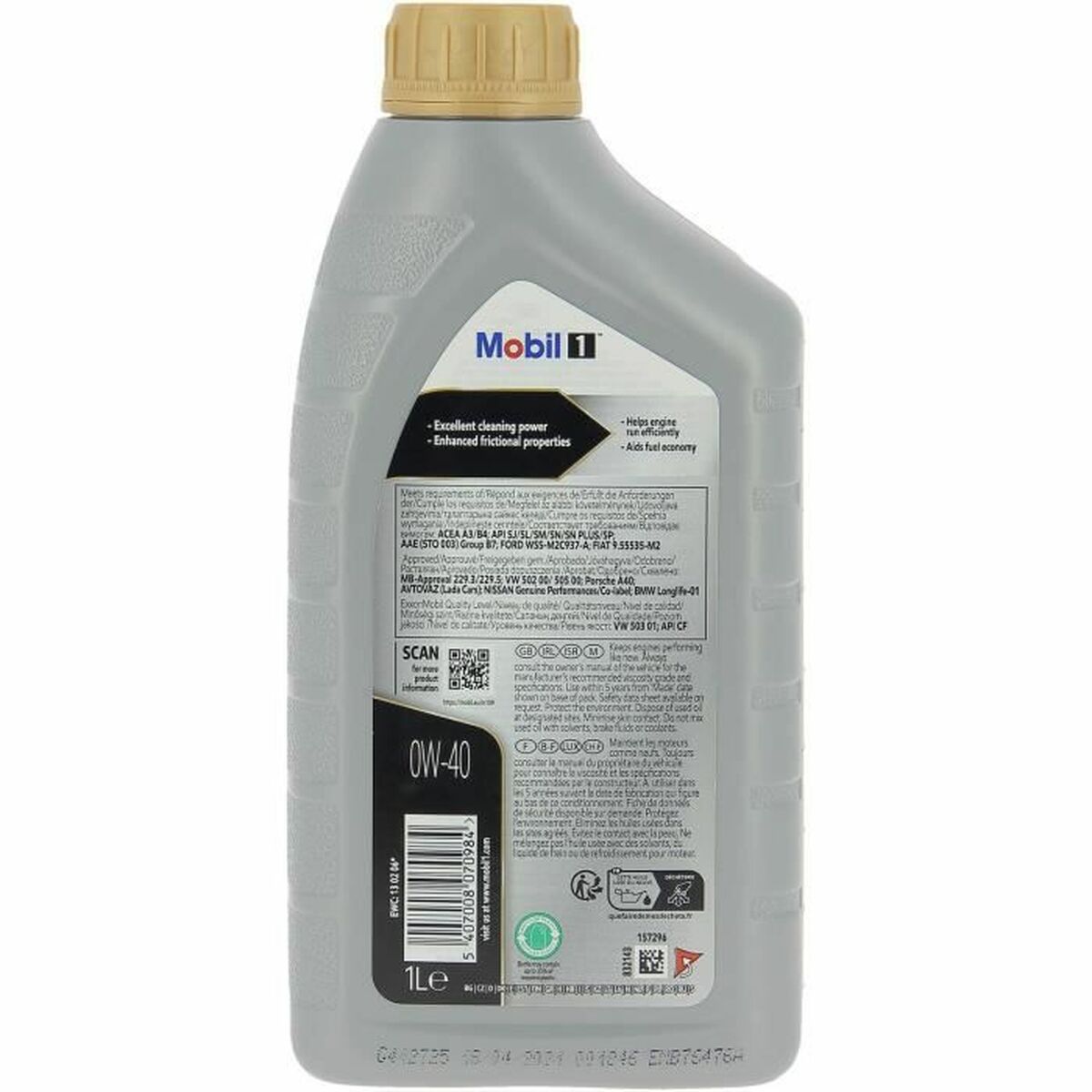 Λάδι Κινητήρα Αυτοκινήτου Mobil 0W-40 FS 0w40 1 L