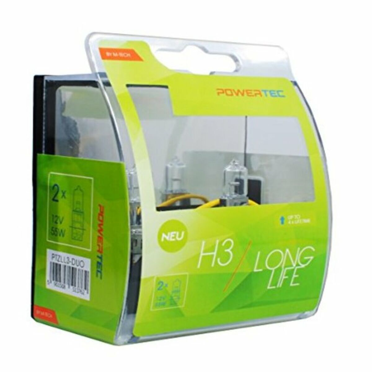 Λάμπα Αυτοκινήτου MTECPTZLL3-DUO M-Tech PTZLL3-DUO H3 12 V 55 W