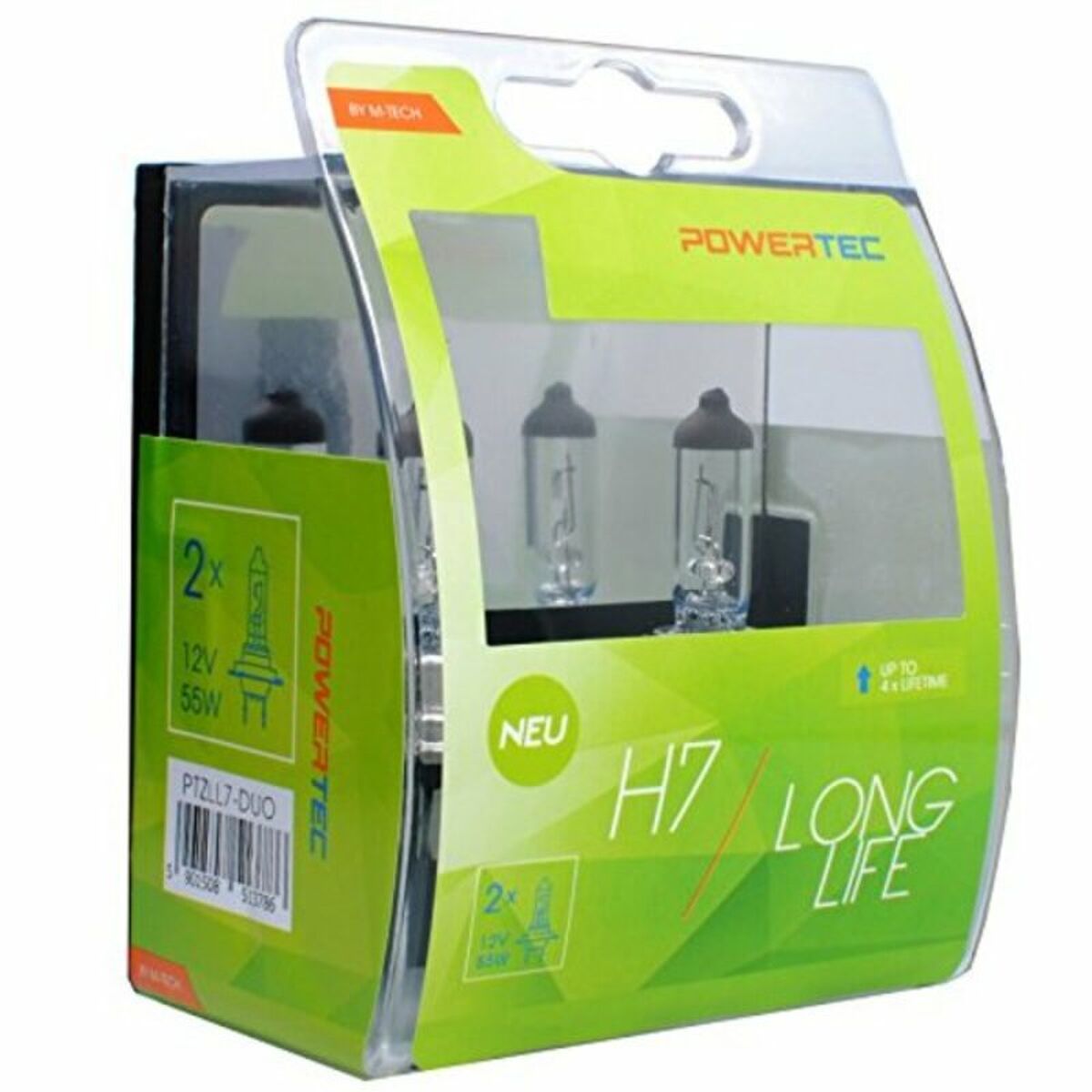 Λάμπα Αυτοκινήτου M-Tech PTZLL7-DUO H7 12V 55W