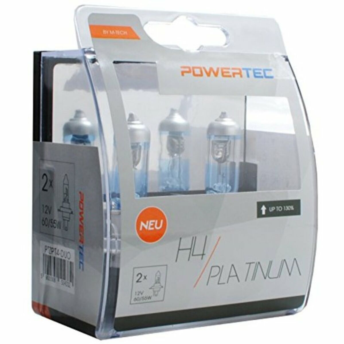 Λάμπα Αυτοκινήτου M-Tech PTZPT4-DUO 12 V Αλογόνου 60 W 55 W