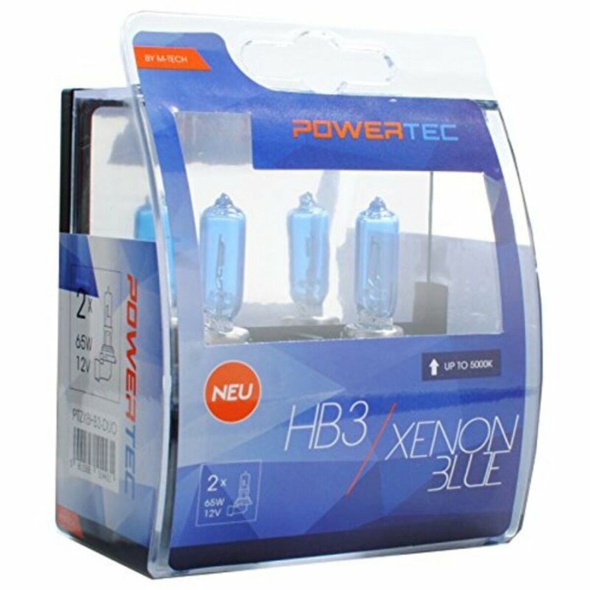 Λάμπα Αυτοκινήτου MTECPTZXBHB3-DUO M-Tech MTECPTZXBHB3-DUO HB3 65W 12V 5000K (2 Τεμάχια)